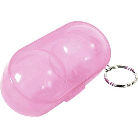 Boîte de rangement pour 2 balles de ping-pong avec porte-clés - Idéale pour les adultes passionnés de tennis de table. (1/5)