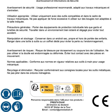 Douille Articulée de Bougie Hexagonale 10 mm (3/8) - 16 mm - Précision et Accessibilité, Acier - D-Work