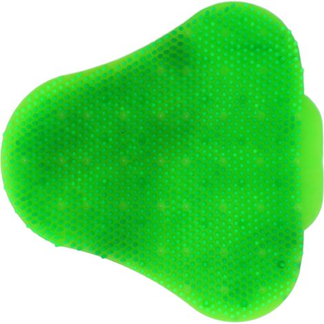 Tapis d'urinoir anti-éclaboussures triangulaire parfumé et désodorisant pour toilettes hommes, vert (1/5)
