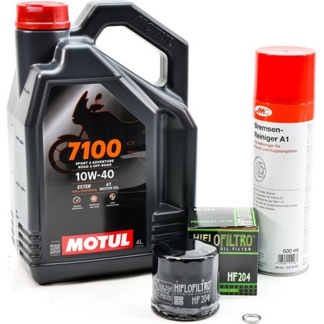 Kit Entretien Vidange Standard pour YAMAHA MT-10 1000 de 2016 à 2023 - MOTUL 7100 10W40 4L