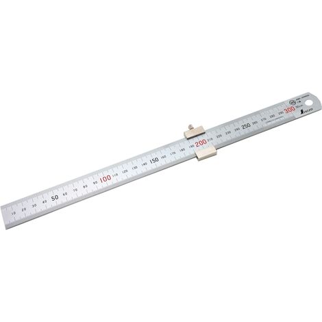 Règle avec butée 30 cm Shinwa 76752 (1/4)