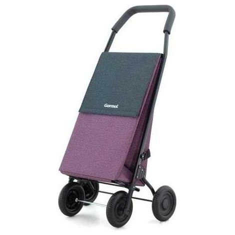 Carro compra cross denim 55l berenjena/negro GARMOLL