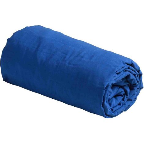 Couverture Bleue Jeté de Lit et Canapé pour Chambre et Salon 200 x 180 cm - PANGIVO (1/4)