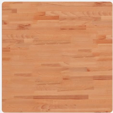 Dessus de table  Dessus de bureau  Plateau de table 70x70x2,5 cm carré bois massif de hêtre