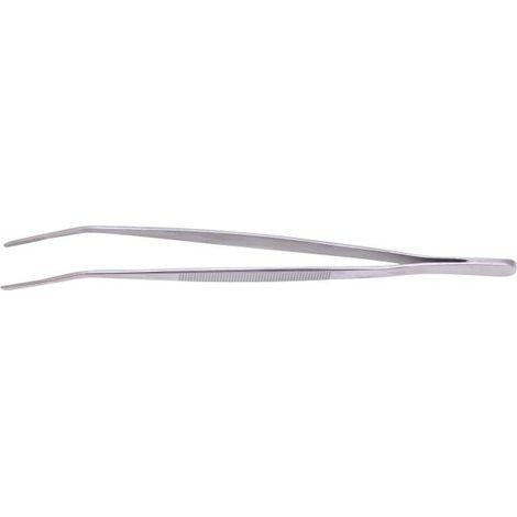 Brucelle arrondie coudée – Acier inoxydable – Forme coudée – 155 mm – MOB