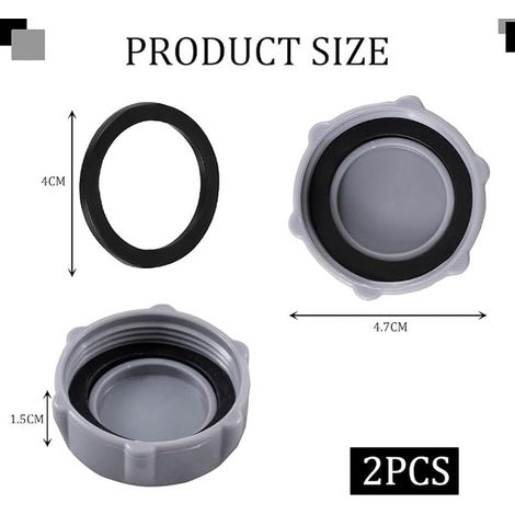 Bouchon de vanne de vidange de Piscine,Bouchon de Valve de vidange pour Piscine P6H1158,Bouchon de Valve de vidange pour Piscine Hors Sol P01006 (1/2)
