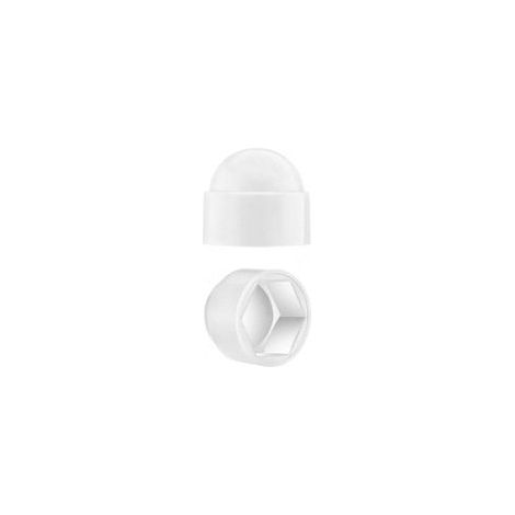 Cache-écrous M10 pour clé de 17 Blanc 50 pcs. (1/4)