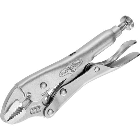 Irwin 125mm Curved Jaw Locking Pliers with 29mm Clamping Capacity, Model T0902EL4