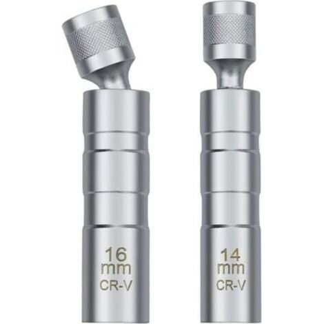 Clé à bougie 14/16 mm, outil universel magnétique pour le retrait des bougies d'allumage, utilisé pour retirer les bougies d'allumage automobiles.