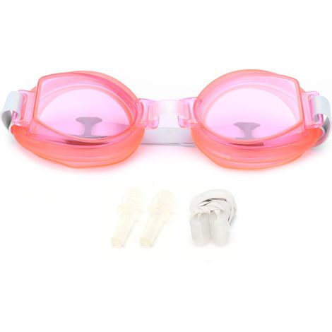 Lunettes de natation avec bouchons d'oreilles et pince-nez ajustables pour enfants (1/5)