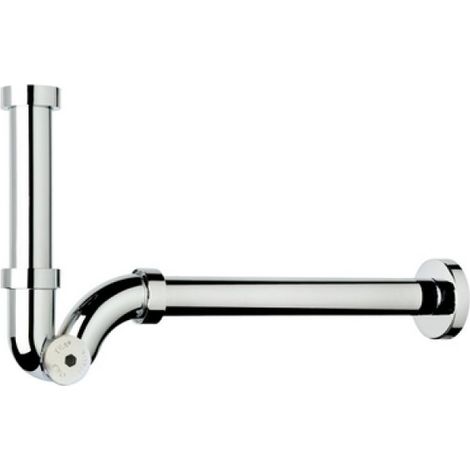SIFONE A "S" ABS CON PARTICOLARI SIMIL-OTTONE 1"1/4 x 32