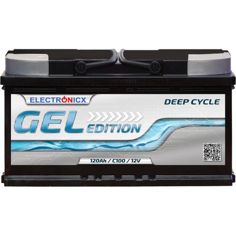 Gelbatterie 120Ah Electronicx Edition Gel Batterie 12V Wohnmobil  Versorgung (1/5)