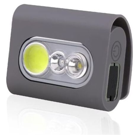 Ansteckbare Laufleuchte, 2000 Lumen LED-Sicherheitslaufleuchte mit starkem Magnetclip, USB-aufladbares Nachtlicht, geeignet für Läufer, Jogger und Hundebesitzer. (1/4)