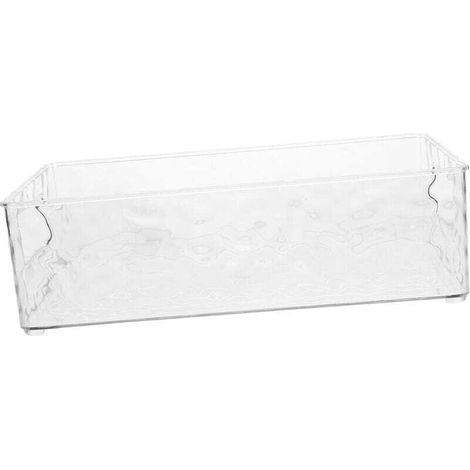 Elegant Acrylic Perfume Organizer, Cosmetic Jewelry Storage Tray, Desktop Decorative Tray, Multifunctional Display Stand (Transparent White) (1/4)