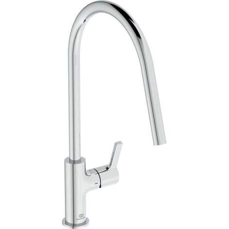 Ideal Standard Gusto Küchenarmatur BD408AA chrom, mit hohem Rohrauslauf (1/5)