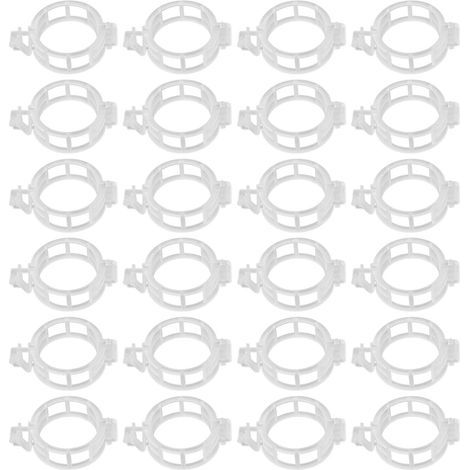 Lntyq Lot de 150 clips pour plantes, clips pour tomates, clips pour vignes, clips de support pour plantes grimpantes, vignes, tiges, travaux de support pour tomates (1/5)