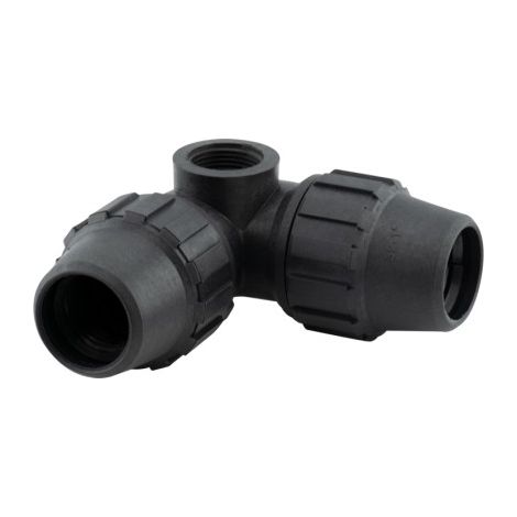 Gomito a raccordo uguale 3 uscite - 32 mm - 32 mm - 3/4", ABRISA