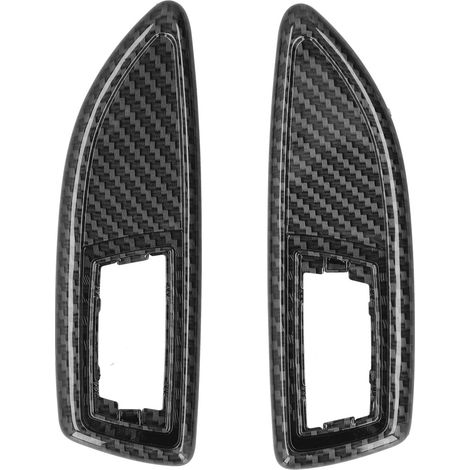 Satz von zwei Seitenmarkierungsleuchtenrahmen, passend für Vauxhall Corsa D-Line 2006–2014, Carbon-Optik (1/5)