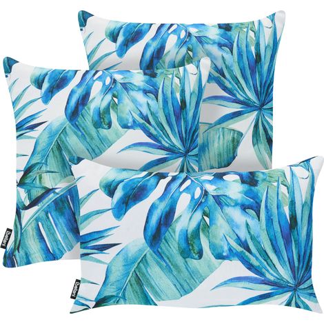 Conjunto de 3 cojines decorativos para exterior accesorios de jardín multicolor Bowenia (1/5)