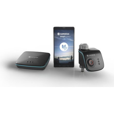 GARDENA Set programmatore irrigazione e gateway per irrigazione wireless Smart Water Control (19103-20) (1/5)