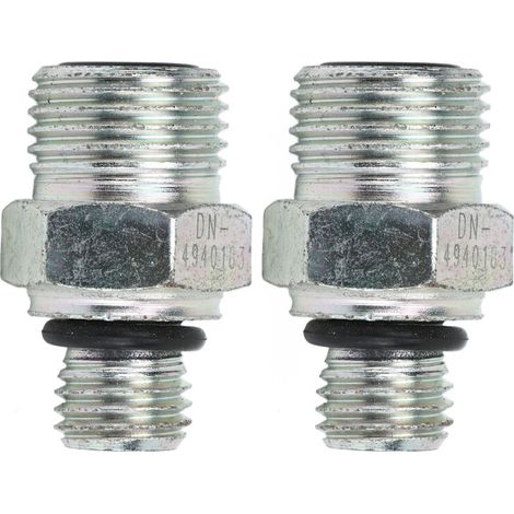 Jeffergarden 2 pièces connecteurs d'alimentation en huile Turbo Joint 4940183 remplacement des joints de connecteur pour Dodge Ram 5.9L pour Cummins 1998-2019-DOU