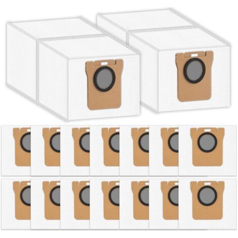 X20+ Lot de 16 sacs d'aspirateur de rechange pour Xiaomi X10+/X20+/X20 Pro/ X20 Max, Dreame X50 Ultra Complete/ X40/ L20 Ultra/ L50 Pro Ultra/ L10s Pro/ L10/ L10s/L20 (1/5)