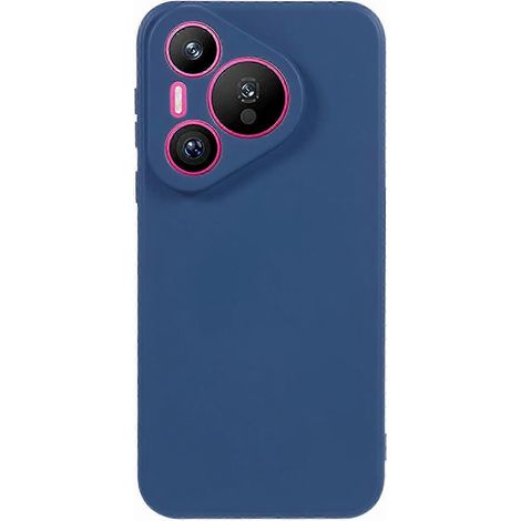 Coque compatible Huawei Pura 70 Pro/70 Pro+ avec doublure en fibre, TPU souple, couleur unie - Cadeau compatible avec G (1/5)