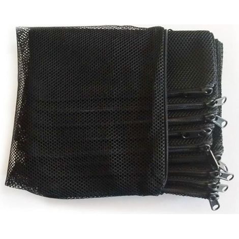 (Black / 10x15cm)Sac filtrant en maille pour Aquarium, 10 pièces, blanc, noir, pour réservoir de poissons (1/4)