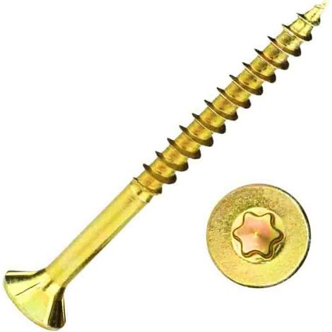 Spanplattenschrauben 3,0 x 45 mm, 1000 Stück, Senkkopf (1/3)