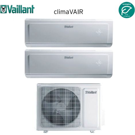 vaillant aire acondicionado split doble inverter climavair plus vai 8 serie 7+7 con vaf8-040w2no r-32 7000+7000