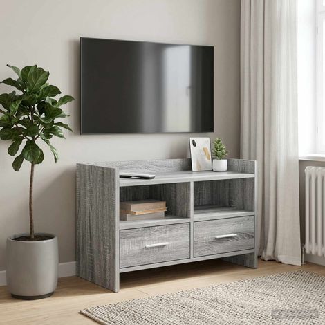 vidaXL TV Cabinet 71.5 x 33 x 47 cm Grey Sonoma Engineered Wood (1/5)