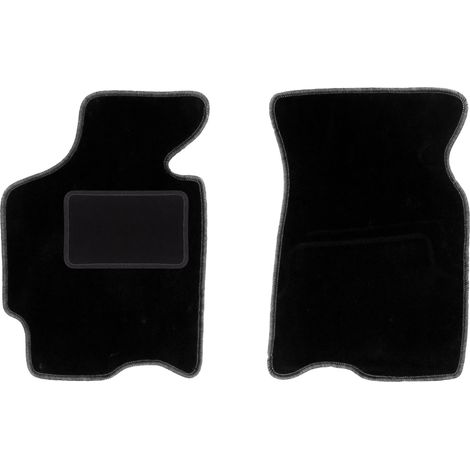 Alfombrillas delanteras para Mazda MX-6 I coupé (1988-1992), color negro.