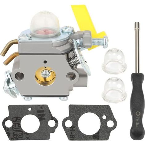 Le carburateur C1U-H60 est compatible avec les débroussailleuses Homelite/Ryobi RY28100, RY28120 et RY2812. (1/4)