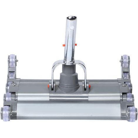 Équipement de nettoyage de tête d'aspiration de saleté d'aspirateur d'alliage d'aluminium de piscine de 14 pouces (1/5)