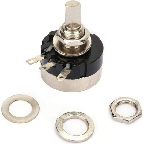 RV24YN20F Potentiomètre 5K B502, 2W Potentiomètre 5K Résistance de Potentiomètre à Cercle Unique, B502 Potentiomètre à Film de Carbone à Cercle Unique Haute Précision A (1/4)