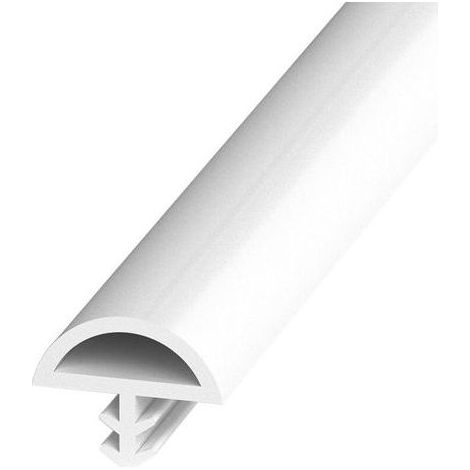 Joint de porte, butée de porte d'entrée anti-étirement en fil métallique, joint de porte intérieur (blanc, 12 mm x 5 m) (1/5)