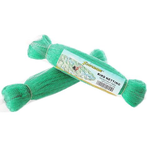 IME 2 Pack Bird Netting for Garden Vines Protection Fruit Vegetable Flower Plants Reusable Fence Green 2x10m (1/5)