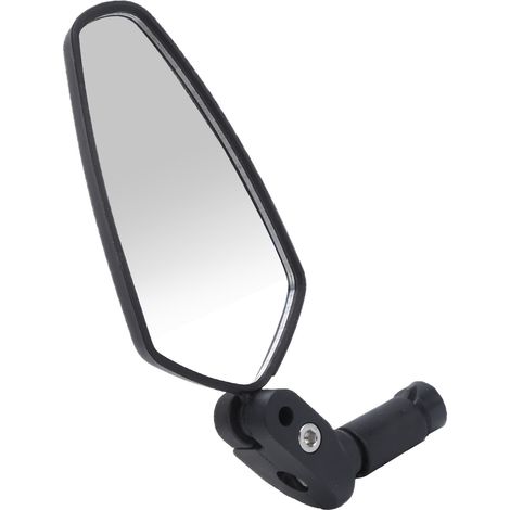Rétroviseur de vélo à rotation à 360 degrés, miroir convexe agrandi, rétroviseur pliable et réglable pour vélos et motos (1/5)