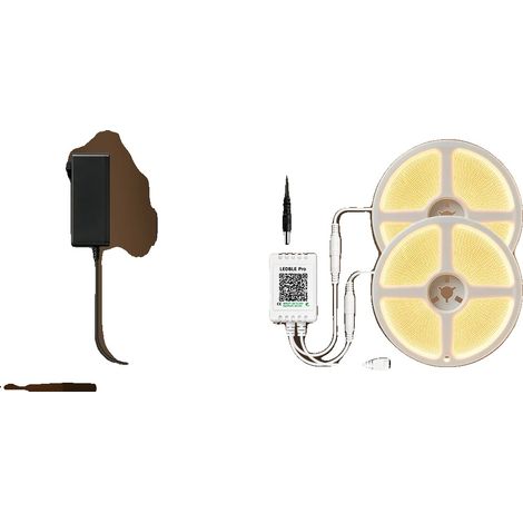 Bandes LED, Contrôle par APP et Télécommande, Synchronisation Musicale, 30m (1/2)