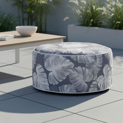 Mömax Pouf Cassy Grau ca. 53x23 cm (1/5)