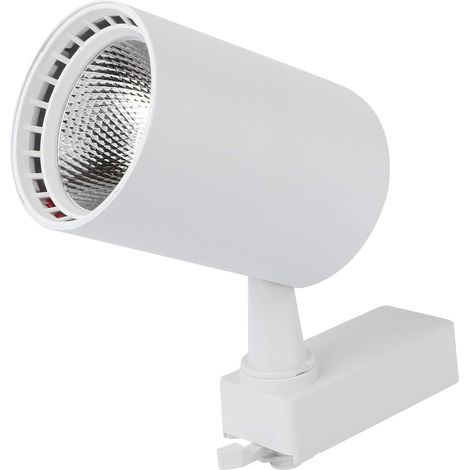Veilleuse 20W LED Track Light COB Light Plafond Spotlight Magasin de vêtements Spotlight Wall Light Exhibition (Blanc) (1/2)