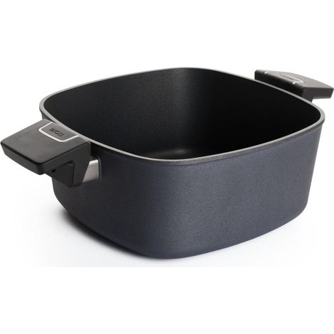 faitout carré 24×24 cm 4,0 l, 2 poignées – antiadhésif en aluminium coulé, compatible four et lave-vaisselle – faitout – casserole induction (1/5)
