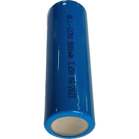 Batterie lithium 3.65V 5Ah 21700 RS PRO ( Prix pour 1 )