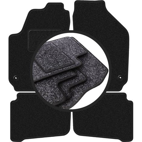 Alfombrillas de terciopelo para coche: Volkswagen Fox hatchback (2005-2011) antracita (1/5)