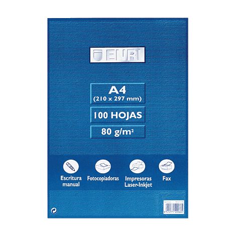ENR RESMILLERIA 100H A4 80G LIS 17113050