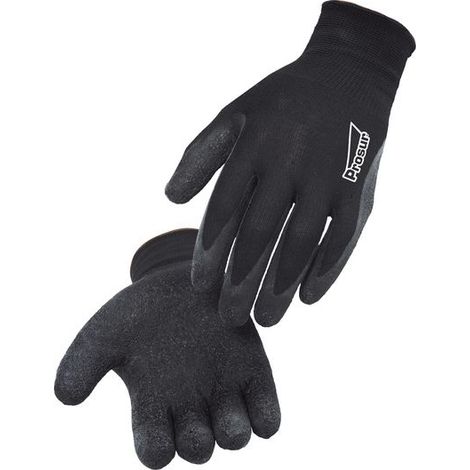 Gants de Travail Tricot Sans Couture Enduit Latex Antiderapant - Taille 11 - Norme EN 388 - Sachet de 10 Paires