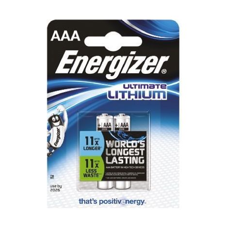 PILES L92 X2 AAA ULTIMATE LITHIUM ENERGIZER
