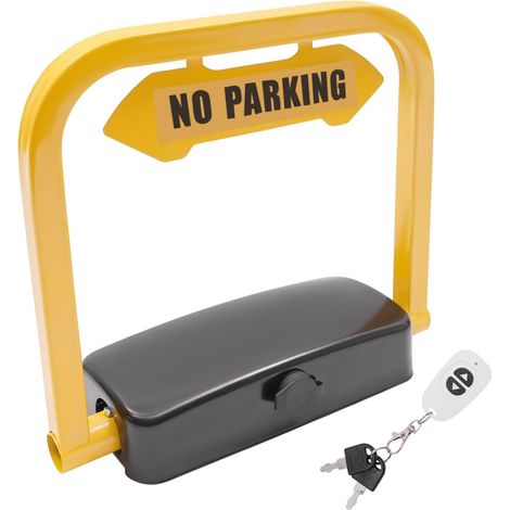 Barrière de parking électronique privée avec télécommande de 30 m, anti-collision 180°, fonction d'alarme intelligente, pliable, étanche IP67 (1/5)