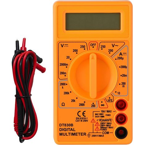 Electraline Tester Digitale Professionale - Digital Multimeter art.59007 (1/2)
