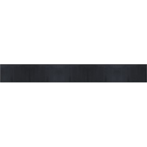 Tapis rectangulaire noir 60x500 cm bambou (1/5)